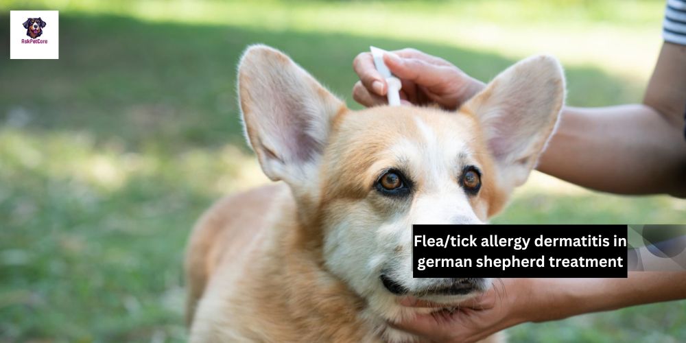 Flea/tick allergy dermatitis in German shepherd treatment: