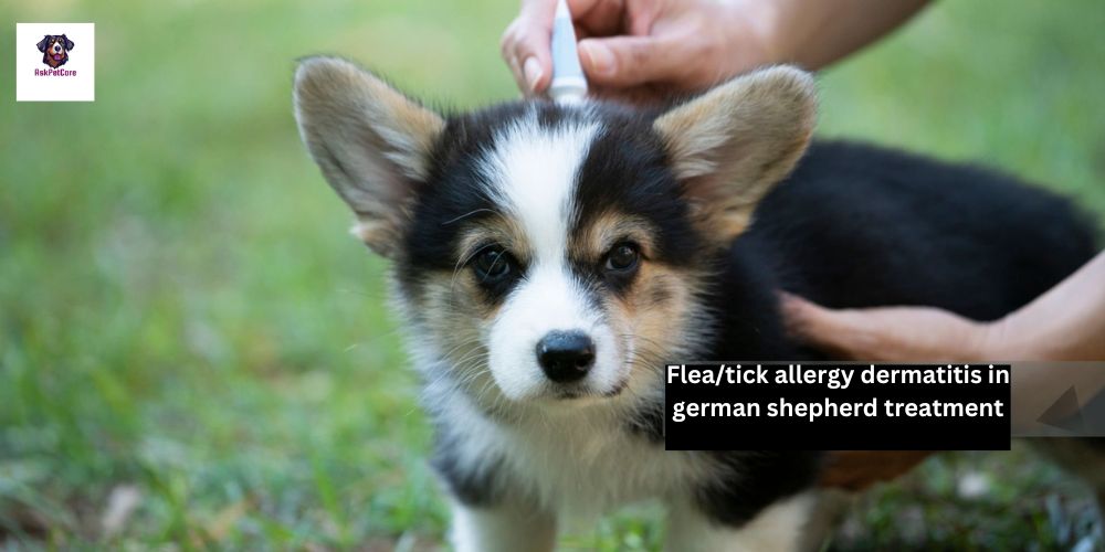 Flea/tick allergy dermatitis in German shepherd treatment: