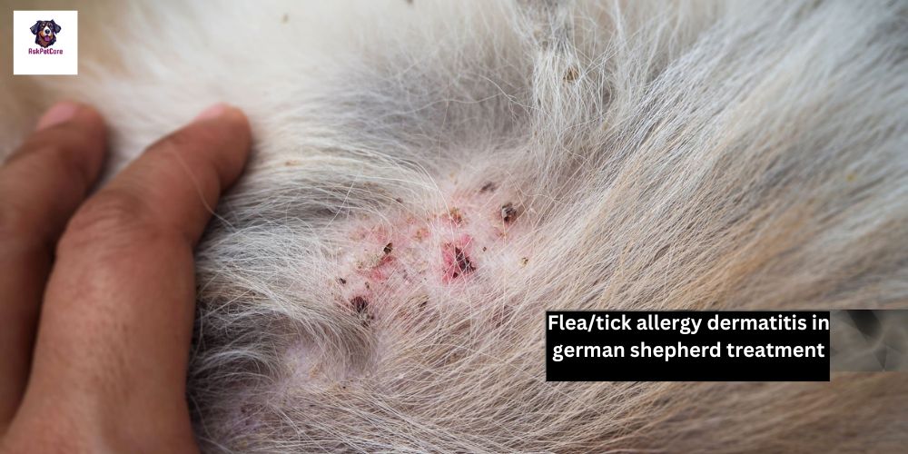 Flea/tick allergy dermatitis in German shepherd treatment: